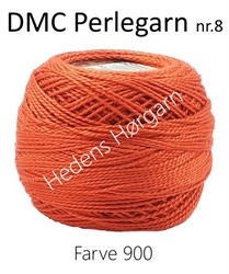 DMC Perlegarn nr. 8 farve 900